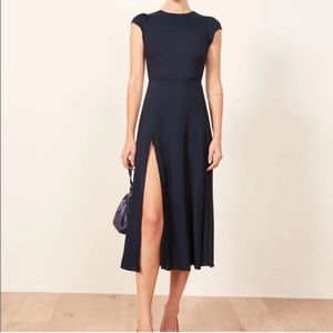 Reformation Gavin Dress - Navy